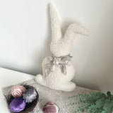 Bouclé Easter Bunny Pillow