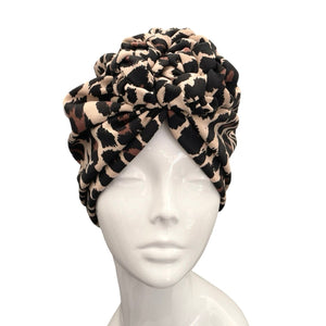 Chain Knot Retro Style Turban Hat 