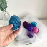 Colourful Velvet Easter Eggs