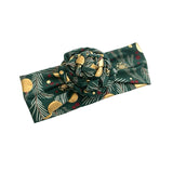 Dark Green Christmas Chain Knot Headband