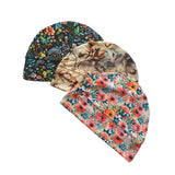 Floral Soft Bamboo Cotton Beanie Cap 