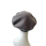 Grey Soft Fleece Floppy Women's Beret for Her