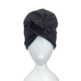 Black Rosette Turban for Women