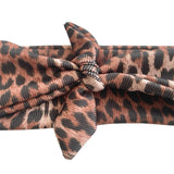 Leopard Print Tie Up Headband