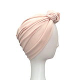 Lightweight Pale Pink Turban Hat