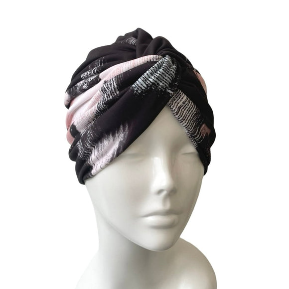 Lightweight Twisted Prettied Turban Hat 