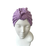 Lilac Summer Turban Head Scarf