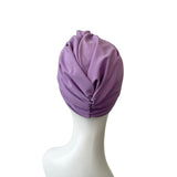 Lilac Summer Turban Head Scarf