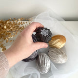 Metallic Velvet Easter Eggs