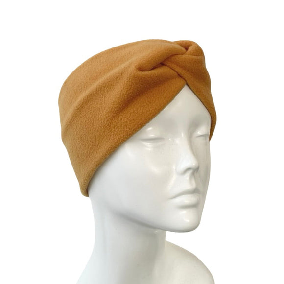 Mustard Yellow Winter Fleece Ear Warmer