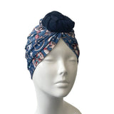 Nautical Print SPF 50 Swim Turban