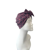 Colourful Pink Elastic Adult Hair Turban