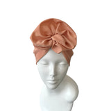 Oversized Rosette Pink Turban Hat