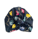 Leaf and Flower Print Turban Bundle