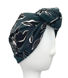 Leaf and Flower Print Turban Bundle