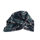 Leaf and Flower Print Turban Bundle