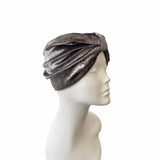 Silver Velvet Turban