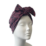 Colourful Pink Elastic Adult Hair Turban