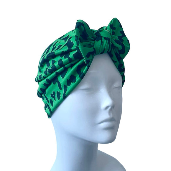 Stretchy Women's Leopard Turban Head Scarf