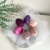 Velvet Easter Eggs Pink and Purple