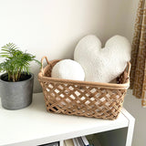 White Boucle Teddy Heart and Sphere Shaped Cushions