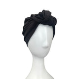 Black Knot Turban Head Wrap