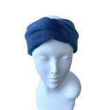 Petrol Blue Winter Knit Ear Warmer