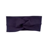 Navy Ribbed Winter Ear Warmer Headband