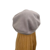 Grey Soft Fleece Floppy Women's Beret for Her