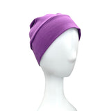 Purple Summer Snug Cotton Beanie CapsPurple Summer Snug Cotton Beanie Caps