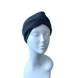 Grey Speckled Knit Autumn Ear Warmer