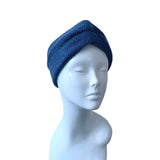 Petrol Blue Winter Knit Ear Warmer