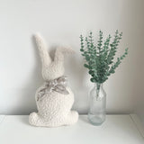 Bouclé Easter Bunny Pillow