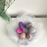 Pastel Velvet Easter Eggs