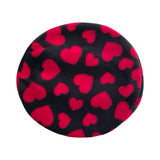 Valentines Day Heart Fleece Beret Hat