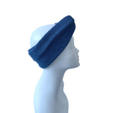 Petrol Blue Winter Knit Ear Warmer