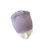 Lilac Turban Beanie Hat with Patterned Headband 