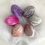 Pastel Velvet Easter Eggs