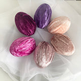 Velvet Easter Eggs Pink and Purple