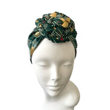 Dark Green Christmas Chain Knot Headband