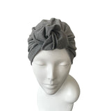 Grey Women's Cotton Turban