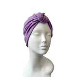 Lilac Summer Turban Head Scarf