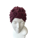 Wine Red Knotted Turban 