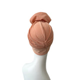 Oversized Rosette Pink Turban Hat