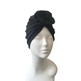 Black Rosette Turban