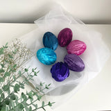 Colourful Velvet Easter Eggs