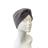 Grey Fleece Headband Earmuffs