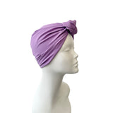 Lilac Summer Turban Head Scarf