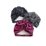 Black, Grey and Pink Turban Bundle