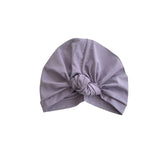 Dusky Lilac Front Knot Hair Turban